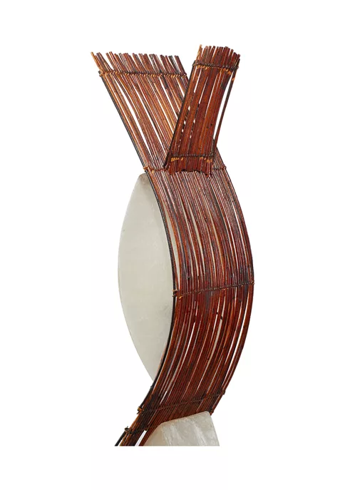 New 🛒 Coastal Bamboo Floor Lamp by Monroe Lane 💯 3 New 🛒 Coastal Bamboo Floor Lamp by Monroe Lane 💯 - Image 3