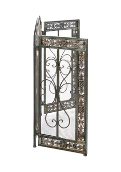 Coupon 🛒 Traditional Metal Fireplace Screen by Monroe Lane ❤️ -Monroe Lane Sales Belk 17799