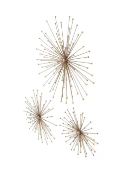 New ✔️ Modern Metal Wall Decor - Set of 3 by Monroe Lane 🤩 -Monroe Lane Sales Belk 17805