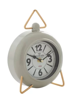 Wholesale 🎁 Farmhouse Metal Clock by Monroe Lane 👍 -Monroe Lane Sales Belk 17854