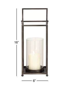 New ⌛ Modern Metal Lantern by Monroe Lane 🤩 -Monroe Lane Sales Belk 17859