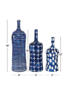 Top 10 🥰 Contemporary Ceramic Vase - Set of 3 by Monroe Lane ❤️ -Monroe Lane Sales Belk 17870