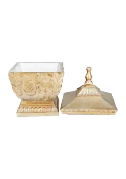 Flash Sale 😀 Traditional Polystone Decorative Jars by Monroe Lane 🎉 -Monroe Lane Sales Belk 17877