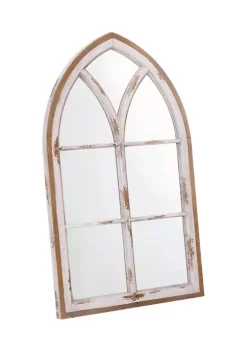 Budget ✔️ Vintage Wood Wall Mirror by Monroe Lane ❤️ -Monroe Lane Sales Belk 17897
