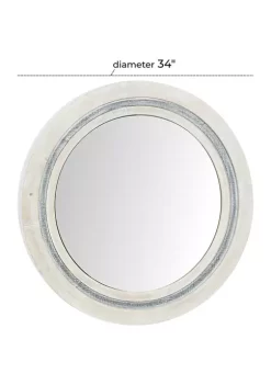 Hot Sale 🎉 Farmhouse Wood Wall Mirror by Monroe Lane ✔️ -Monroe Lane Sales Belk 17919