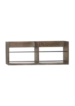 Hot Sale 🔔 Wood Rustic Wall Shelf by Monroe Lane 🤩 -Monroe Lane Sales Belk 17959