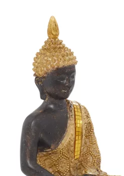 Buy 🧨 Bohemian Polystone Buddha Sculpture by Monroe Lane ✨ -Monroe Lane Sales Belk 17981