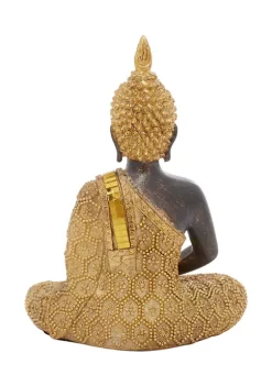 Buy 🧨 Bohemian Polystone Buddha Sculpture by Monroe Lane ✨ -Monroe Lane Sales Belk 17984