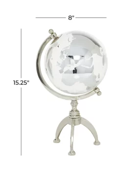 Best Pirce 🤩 Glam Aluminum Globe by Monroe Lane 🔥 -Monroe Lane Sales Belk 17997