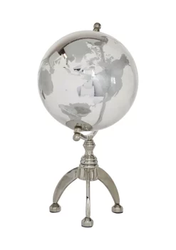 Best Pirce 🤩 Glam Aluminum Globe by Monroe Lane 🔥 -Monroe Lane Sales Belk 17998