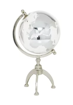 Best Pirce 🤩 Glam Aluminum Globe by Monroe Lane 🔥 -Monroe Lane Sales Belk 18000