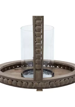 Promo 😍 Farmhouse Reclaimed Wood Lantern by Monroe Lane 😍 -Monroe Lane Sales Belk 18009