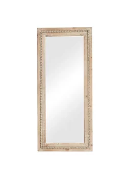 Best Sale 👏 Bohemian Wood Wall Mirror by Monroe Lane 🎁