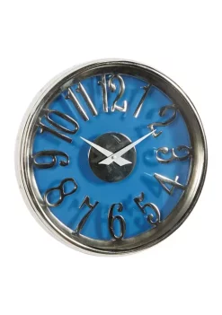 Buy ⭐ Aluminum Contemporary Wall Clock by Monroe Lane 🥰 -Monroe Lane Sales Belk 18073