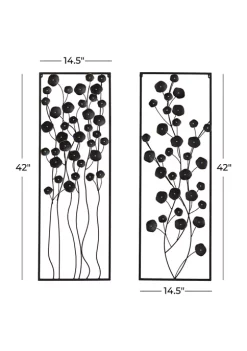 Best Sale 🤩 Farmhouse Metal Wall Decor - Set of 2 by Monroe Lane ⌛ -Monroe Lane Sales Belk 18128