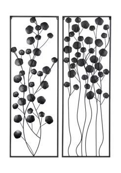 Best Sale 🤩 Farmhouse Metal Wall Decor - Set of 2 by Monroe Lane ⌛ -Monroe Lane Sales Belk 18130