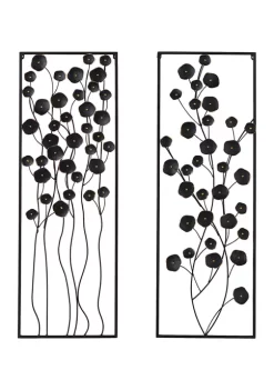 Best Sale 🤩 Farmhouse Metal Wall Decor - Set of 2 by Monroe Lane ⌛ -Monroe Lane Sales Belk 18131