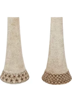 Best reviews of 💯 Contemporary Polystone Sculpture - Set of 2 by Monroe Lane 🔥 -Monroe Lane Sales Belk 18135