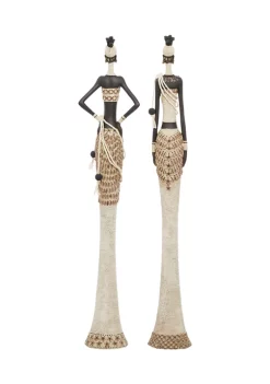 Best reviews of 💯 Contemporary Polystone Sculpture - Set of 2 by Monroe Lane 🔥 -Monroe Lane Sales Belk 18137