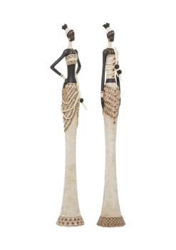 Best reviews of 💯 Contemporary Polystone Sculpture - Set of 2 by Monroe Lane 🔥 -Monroe Lane Sales Belk 18138