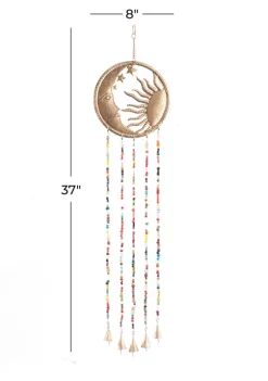 Deals 🌟 Glam Metal Windchime by Monroe Lane 😀 -Monroe Lane Sales Belk 18155