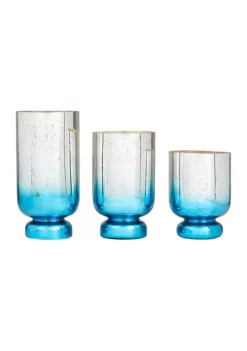 Coupon π Glam Glass Hurricane Lamp - Set of 3 by Monroe Lane π€©