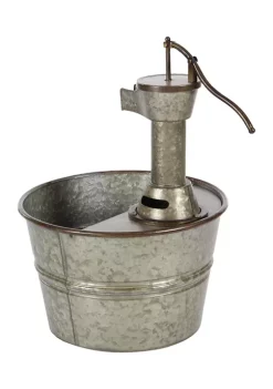 Best Sale 🔥 Farmhouse Metal Fountain by Monroe Lane 👍 -Monroe Lane Sales Belk 18229