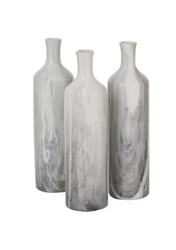 Brand new 🎉 Contemporary Ceramic Vase - Set of 3 by Monroe Lane 💯 -Monroe Lane Sales Belk 18235