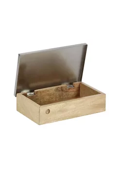 Cheap ✔️ Coastal Mango Wood Box by Monroe Lane 👍 -Monroe Lane Sales Belk 1825