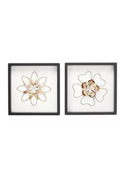 Wholesale ✨ Contemporary Wood Wall Decor - Set of 2 by Monroe Lane 👏 -Monroe Lane Sales Belk 18254
