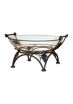 Best Sale 💯 Traditional Tempered Glass Serving Bowl by Monroe Lane 😉