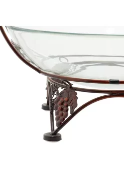Best Sale 💯 Traditional Tempered Glass Serving Bowl by Monroe Lane 😉 -Monroe Lane Sales Belk 18264