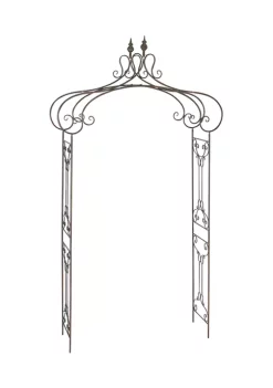 Cheap 😉 Traditional Metal Garden Arbor by Monroe Lane 👏