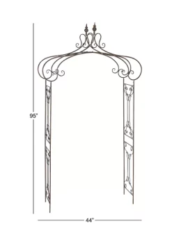 Cheap 😉 Traditional Metal Garden Arbor by Monroe Lane 👏 -Monroe Lane Sales Belk 18291