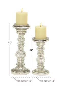 Brand new 👍 Traditional Metal Candle Holder - Set of 2 by Monroe Lane 😉 -Monroe Lane Sales Belk 1830