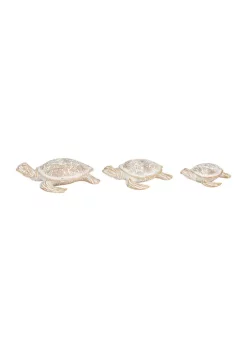 Best reviews of ⭐ Coastal Polystone Sculpture - Set of 3 by Monroe Lane 👏 -Monroe Lane Sales Belk 18313