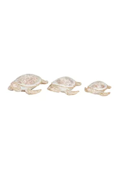 Best reviews of ⭐ Coastal Polystone Sculpture - Set of 3 by Monroe Lane 👏 -Monroe Lane Sales Belk 18314
