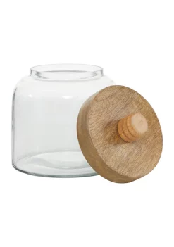 Coupon 😀 Farmhouse Glass Canisters - Set of 2 by Monroe Lane 🧨 -Monroe Lane Sales Belk 1837