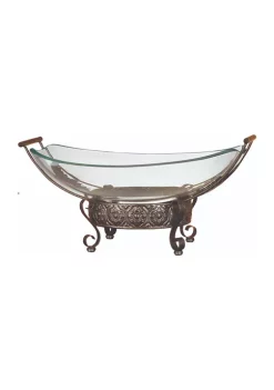 Flash Sale 😍 Traditional Tempered Glass Serving Bowl by Monroe Lane ✔️