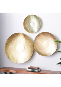 Flash Sale 🔥 Metal Contemporary Wall Décor - Set of 3 by Monroe Lane 😍 -Monroe Lane Sales Belk 18452