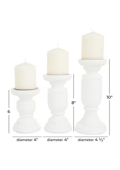 Best reviews of 🎁 Traditional Mango Wood Candle Holder - Set of 3 by Monroe Lane 🤩 -Monroe Lane Sales Belk 18454