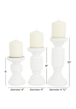 Best reviews of 🎁 Traditional Mango Wood Candle Holder - Set of 3 by Monroe Lane 🤩 -Monroe Lane Sales Belk 18455