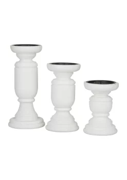Best reviews of 🎁 Traditional Mango Wood Candle Holder - Set of 3 by Monroe Lane 🤩 -Monroe Lane Sales Belk 18456