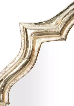 Hot Sale ⌛ Contemporary Aluminum Wall Mirror by Monroe Lane ⭐ -Monroe Lane Sales Belk 18459