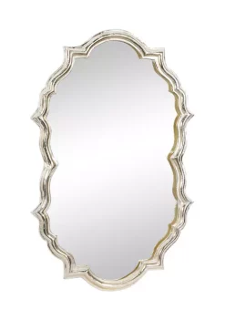 Hot Sale ⌛ Contemporary Aluminum Wall Mirror by Monroe Lane ⭐ -Monroe Lane Sales Belk 18461