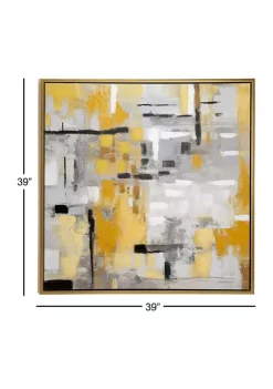 Hot Sale 🛒 Contemporary Canvas Framed Wall Art by Monroe Lane 🤩 -Monroe Lane Sales Belk 1848