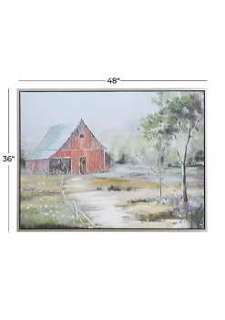Outlet 🛒 Modern Farmhouse Canvas Framed Wall Art by Monroe Lane ✨ -Monroe Lane Sales Belk 18487