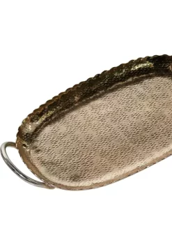 Top 10 ✔️ Contemporary Metal Tray - Set of 2 by Monroe Lane 🧨 -Monroe Lane Sales Belk 18504