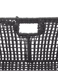 Hot Sale 🧨 Bohemian Cotton Storage Basket by Monroe Lane ⭐ -Monroe Lane Sales Belk 18510