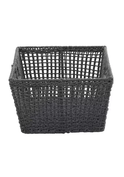 Hot Sale 🧨 Bohemian Cotton Storage Basket by Monroe Lane ⭐ -Monroe Lane Sales Belk 18512